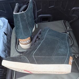 Sorel Men's Dark Suede High-Top Sneakers